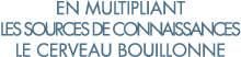 en multipliant les sources de connaissances le cerveau bouillonne 