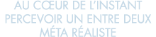 au c ur de l instant percevoir un entre deux m ta r aliste