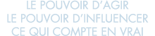 le pouvoir d agir le pouvoir d influencer ce qui compte en vrai