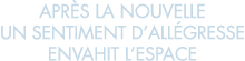apr s la nouvelle un sentiment d all gresse envahit l espace 