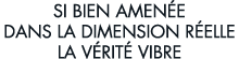 si bien amen e dans la dimension r elle la v rit  vibre