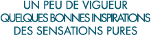 un peu de vigueur quelques bonnes inspirations des sensations pures 