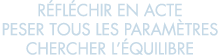 r fl chir en acte peser tous les param tres chercher l  quilibre