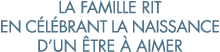 la famille rit en c l brant la naissance d un  tre   aimer