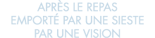 apr s le repas emport  par une sieste par une vision 