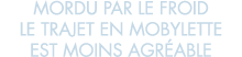 mordu par le froid le trajet en mobylette est moins agr able 