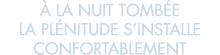   la nuit tomb e la pl nitude s installe confortablement 