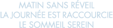 matin sans r veil la journ e est raccourcie le sommeil serein 