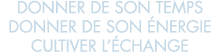 donner de son temps donner de son  nergie cultiver l  change 