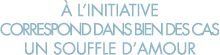   l initiative correspond dans bien des cas un souffle d amour